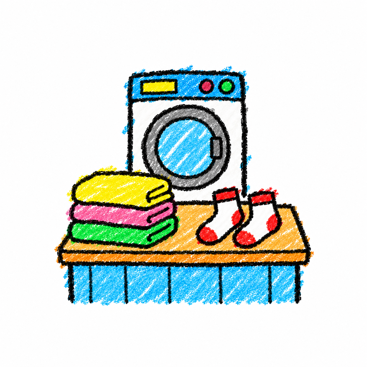 Laundry and socks