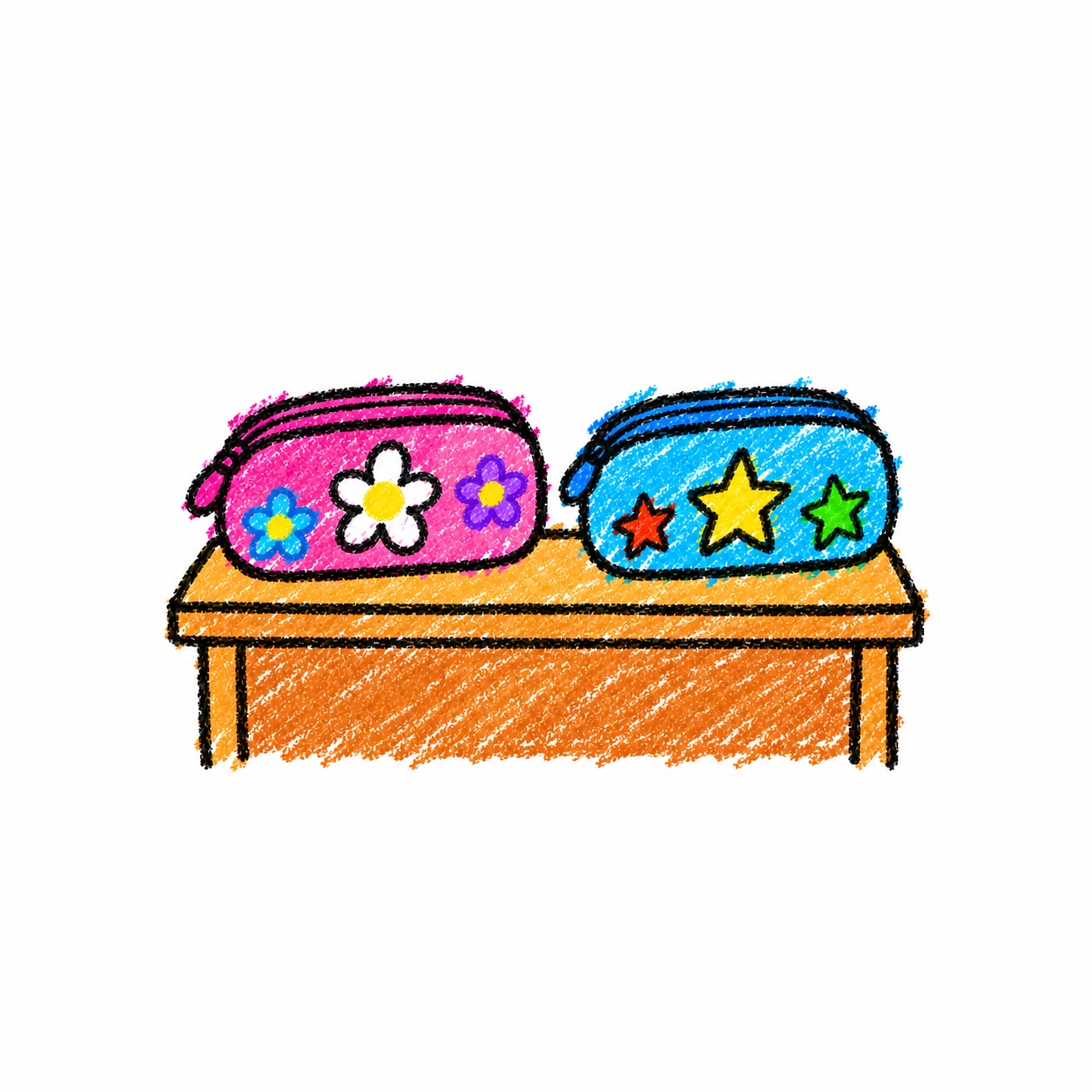 Stationery shop and pencil case