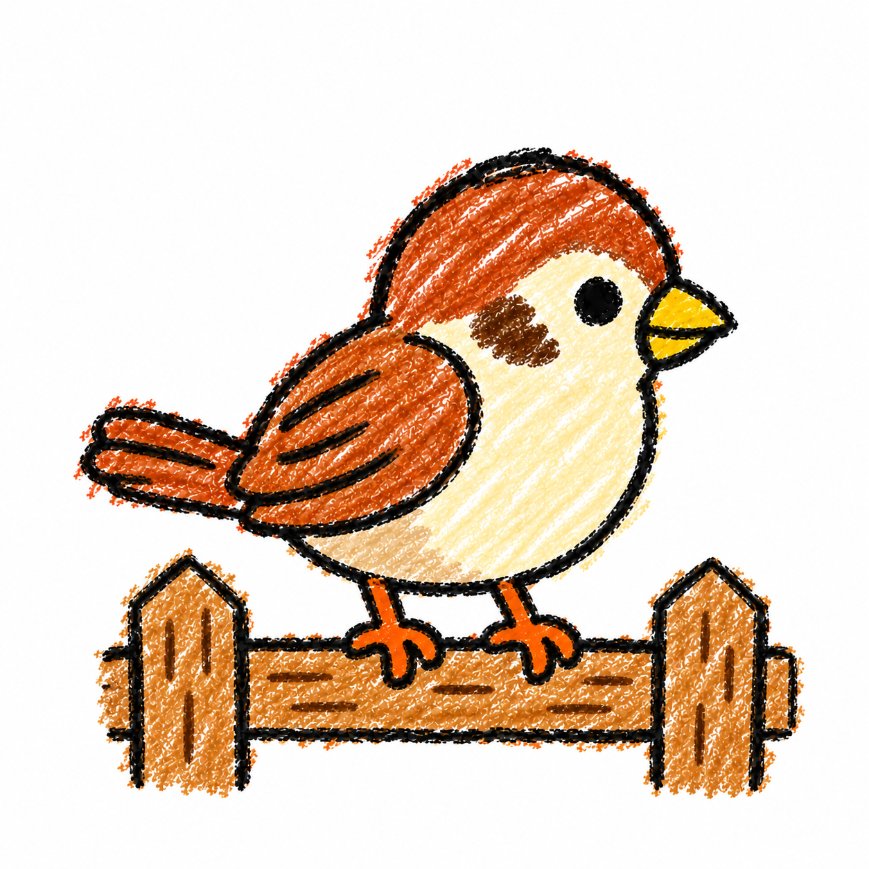 Sparrow Scene
