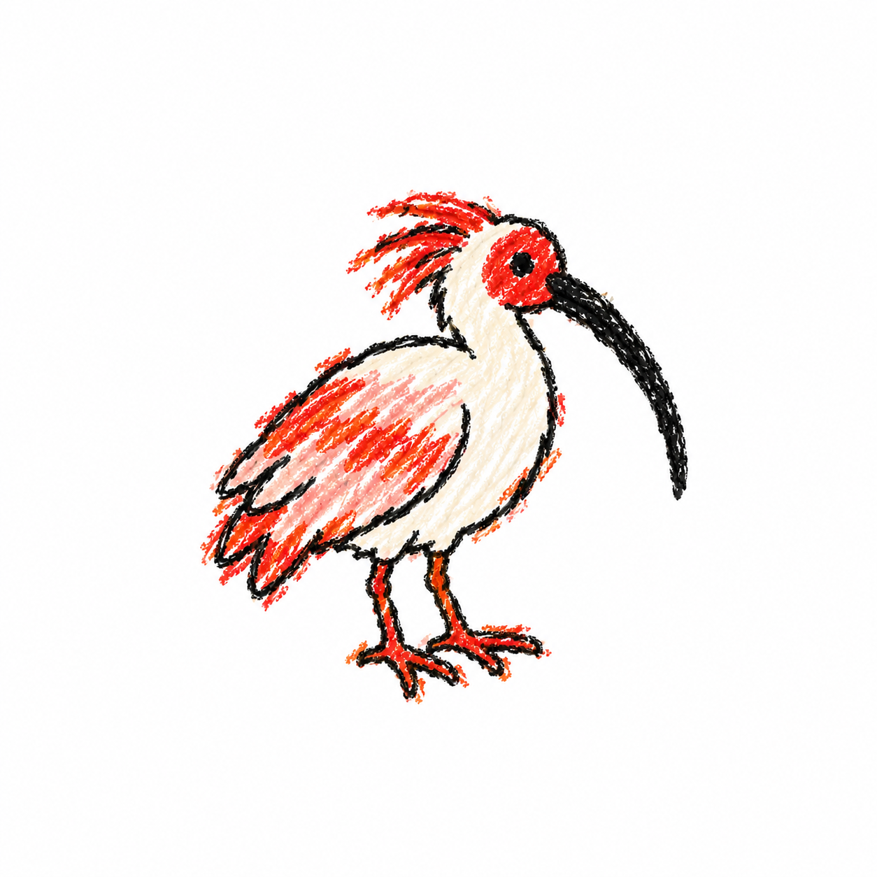 Crested ibis