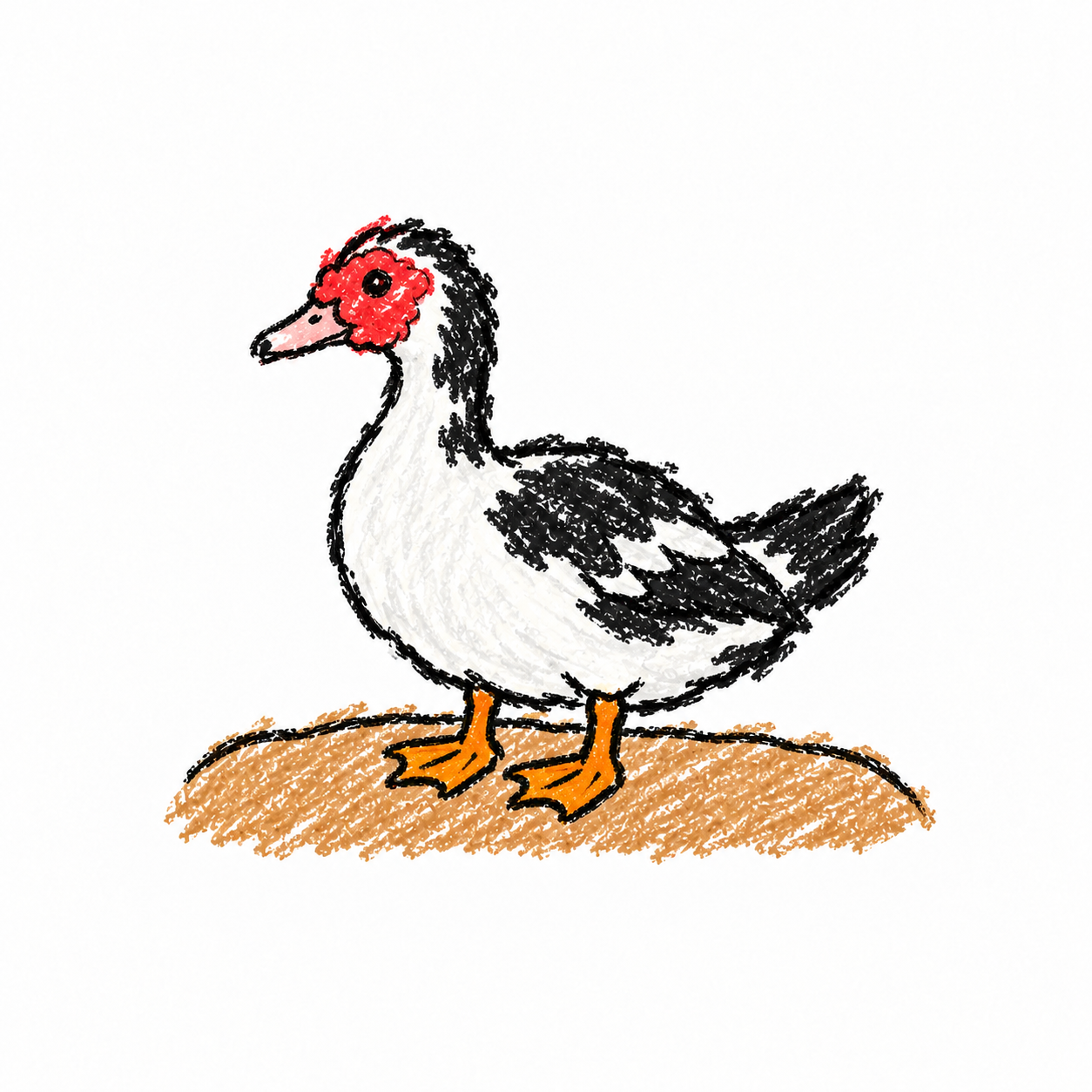 Muscovy duck Scene