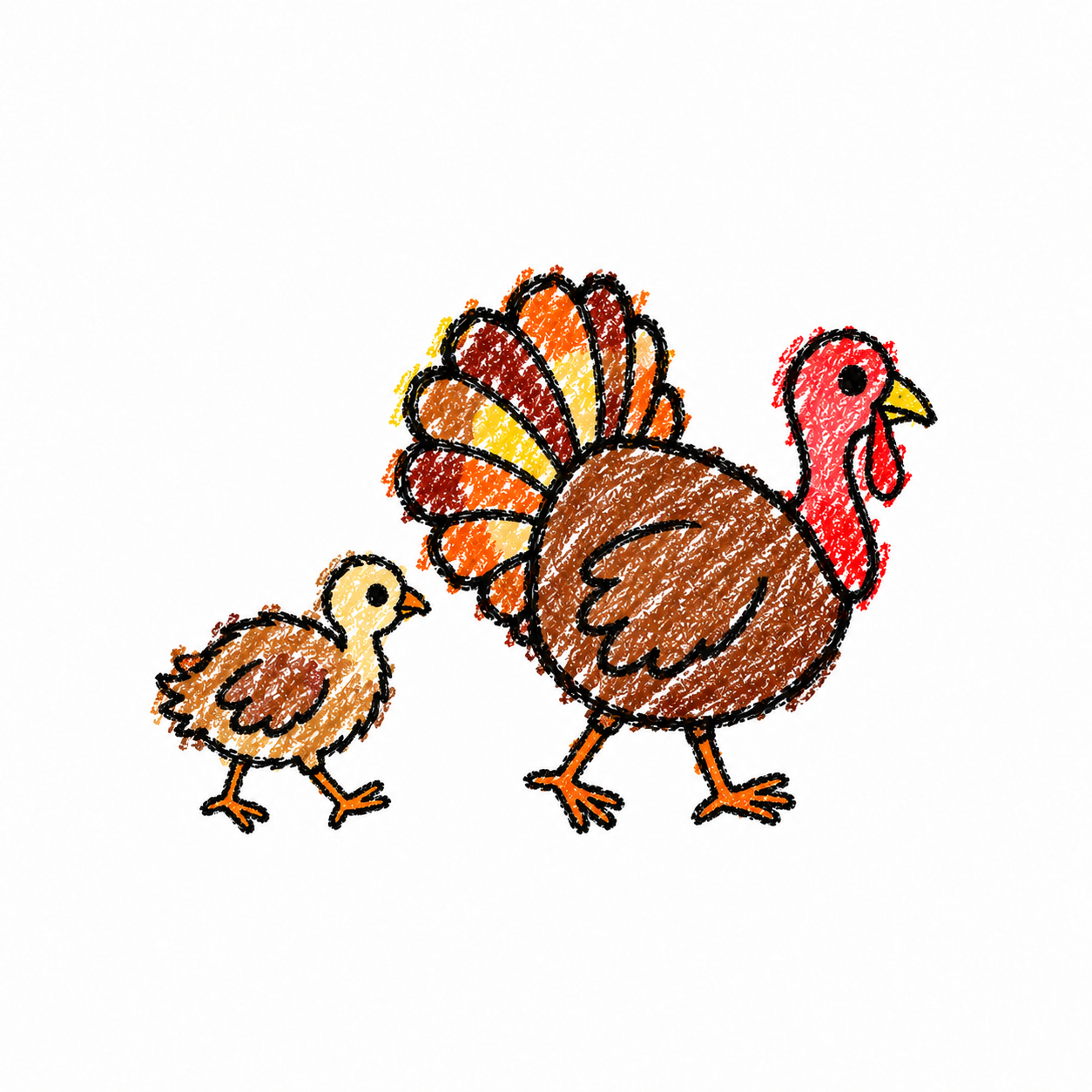 Poult Scene