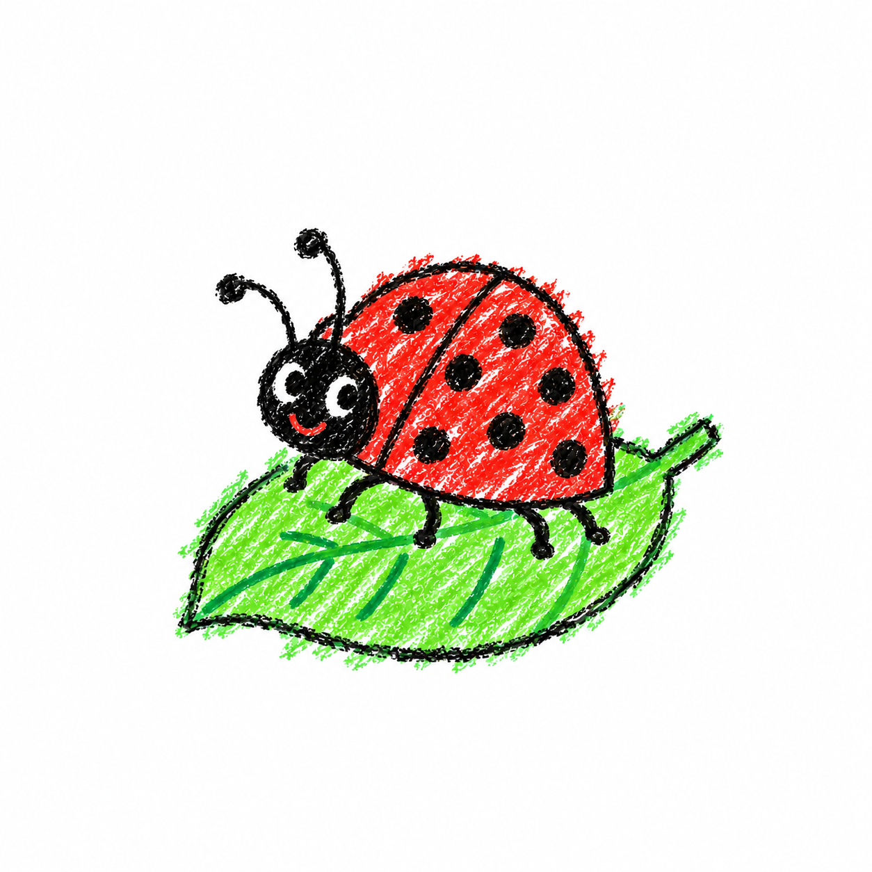 Seven-spotted ladybug Scene