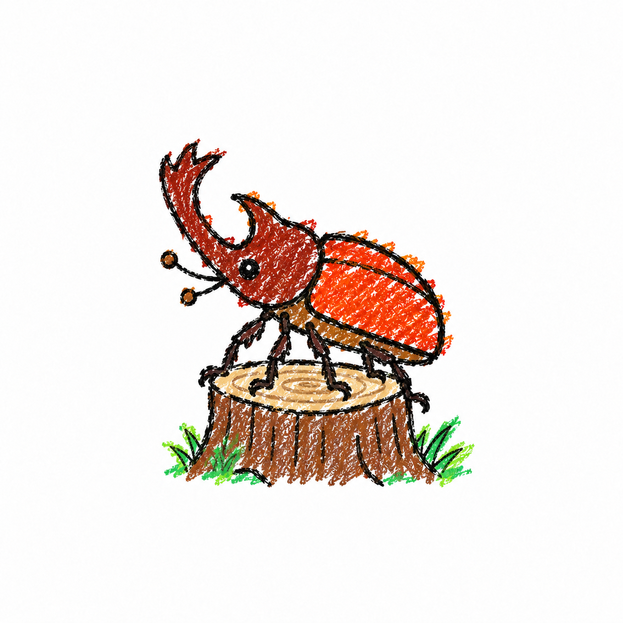 Rhinoceros beetle Scene