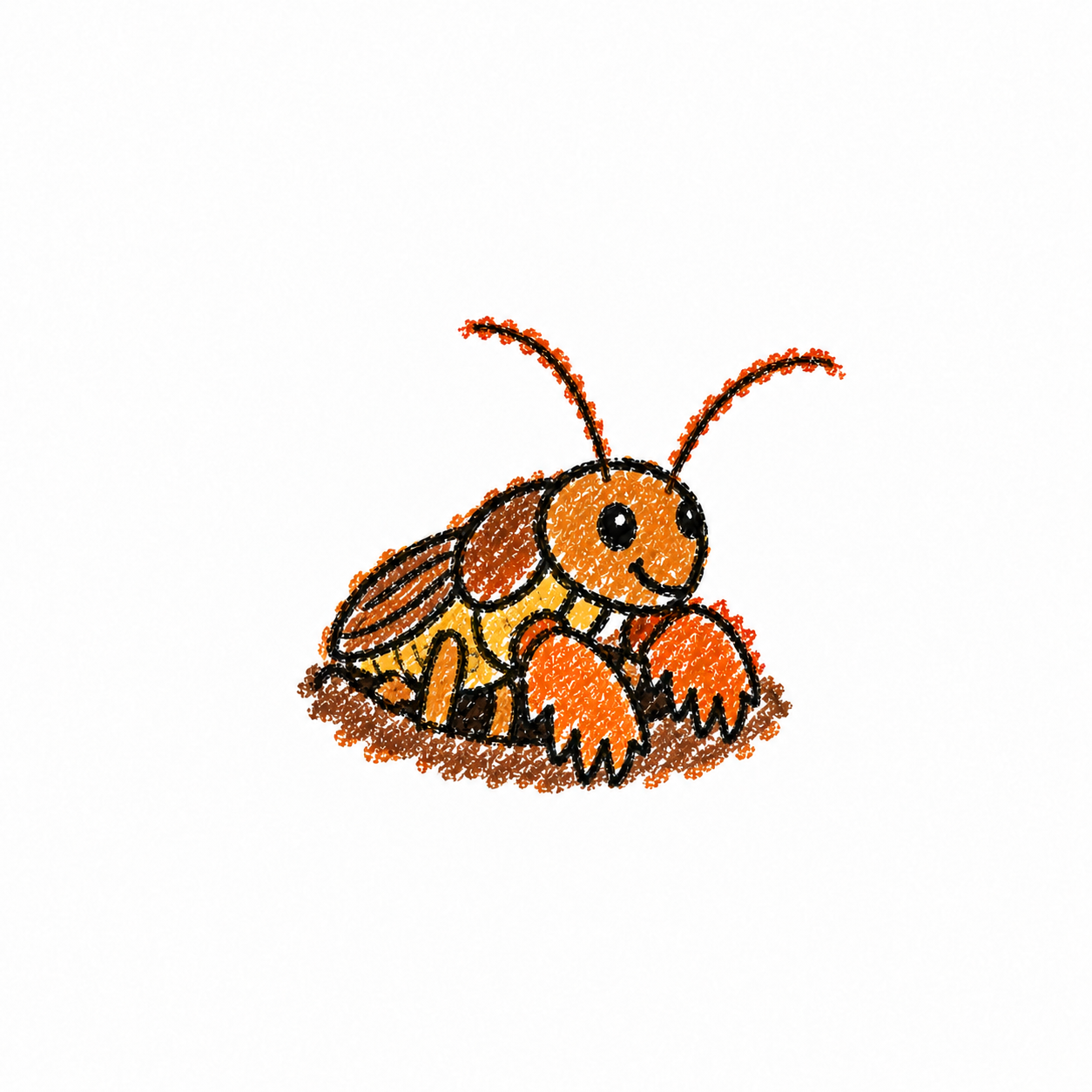 Mole cricket Scene