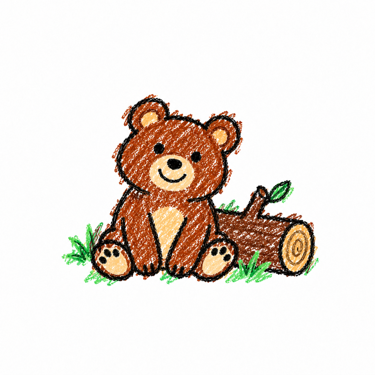 Brown bear in a Scene
