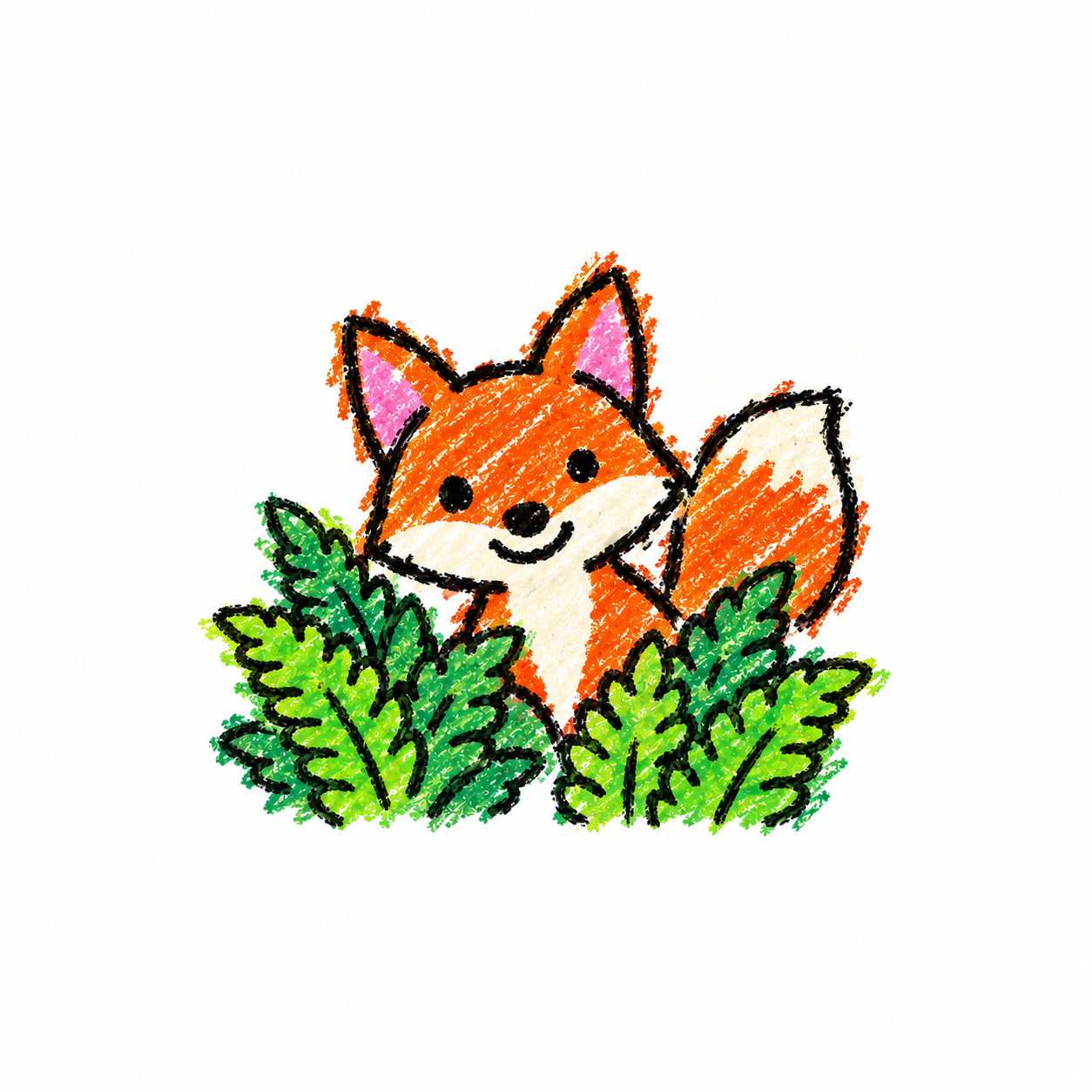 Red fox in a Scene