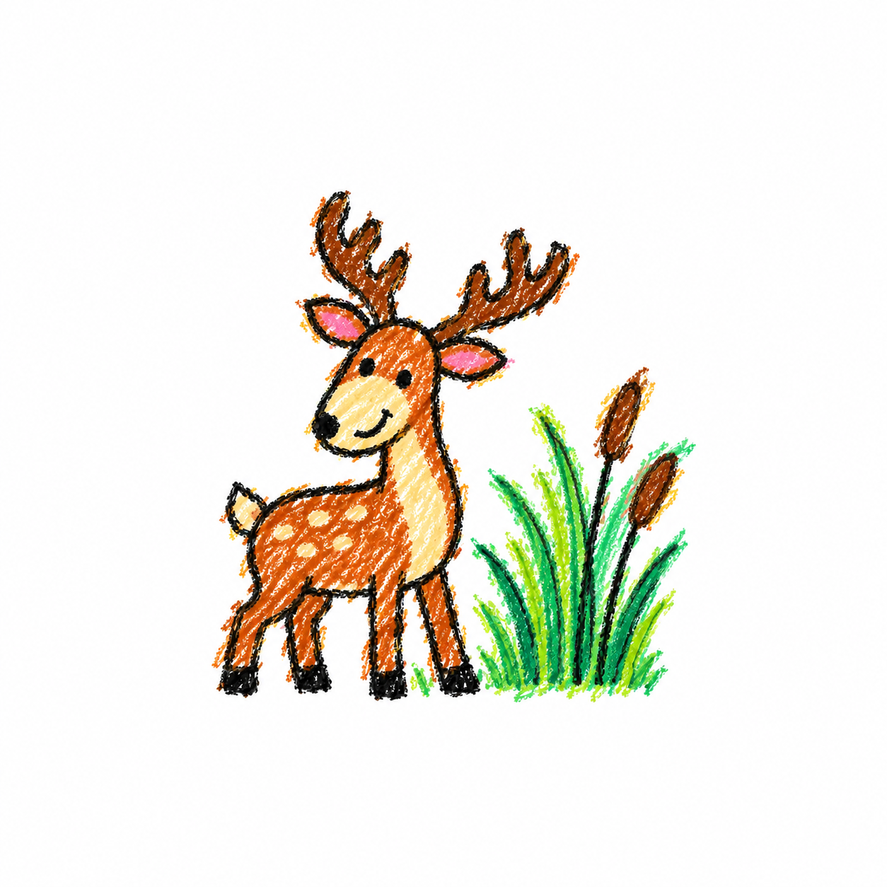 Père David’s deer in a Scene