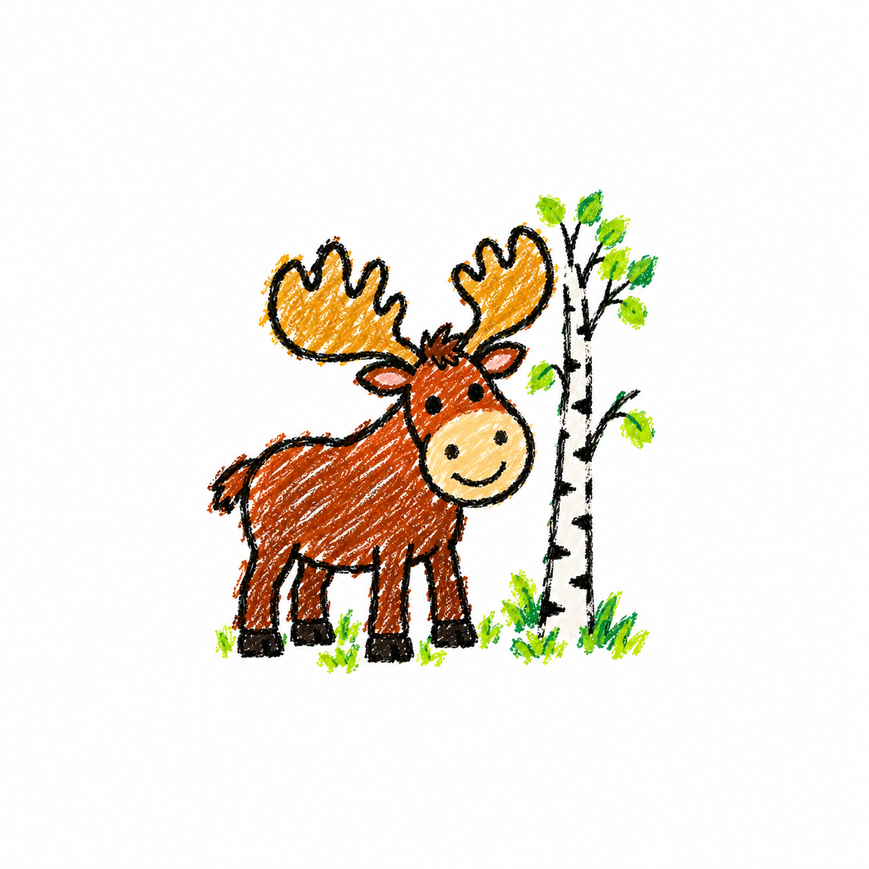 Moose in a Scene