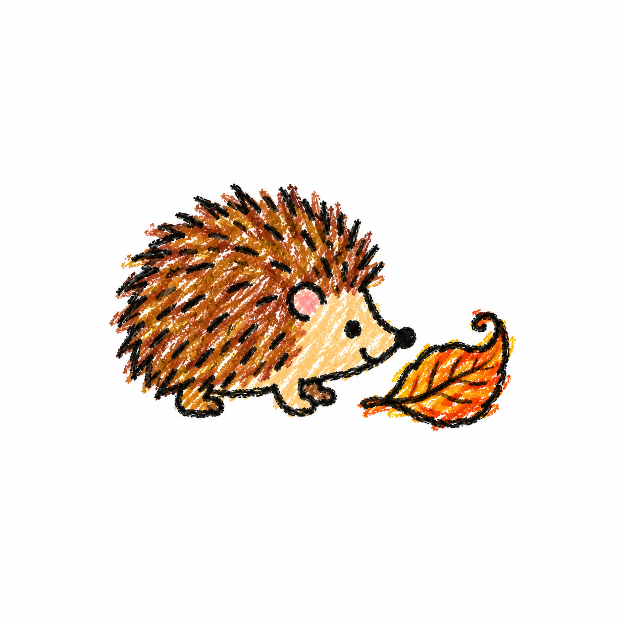 Hedgehog in a Scene