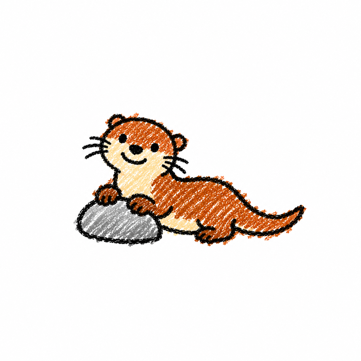Otter in a Scene