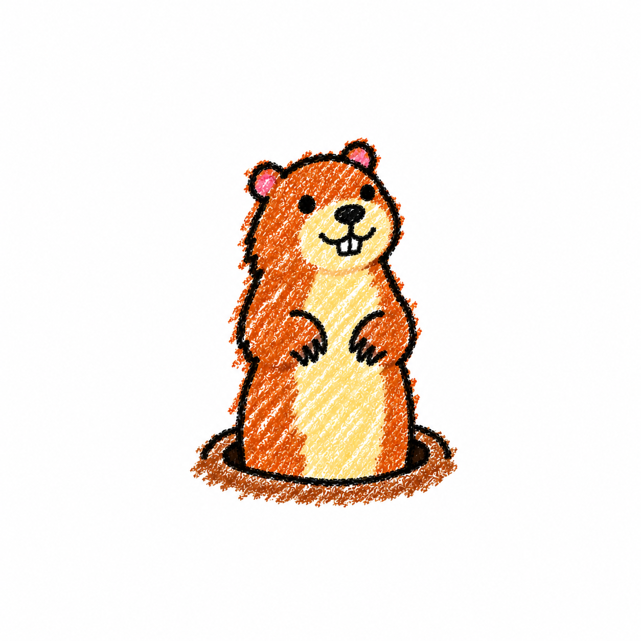 Marmot in a Scene