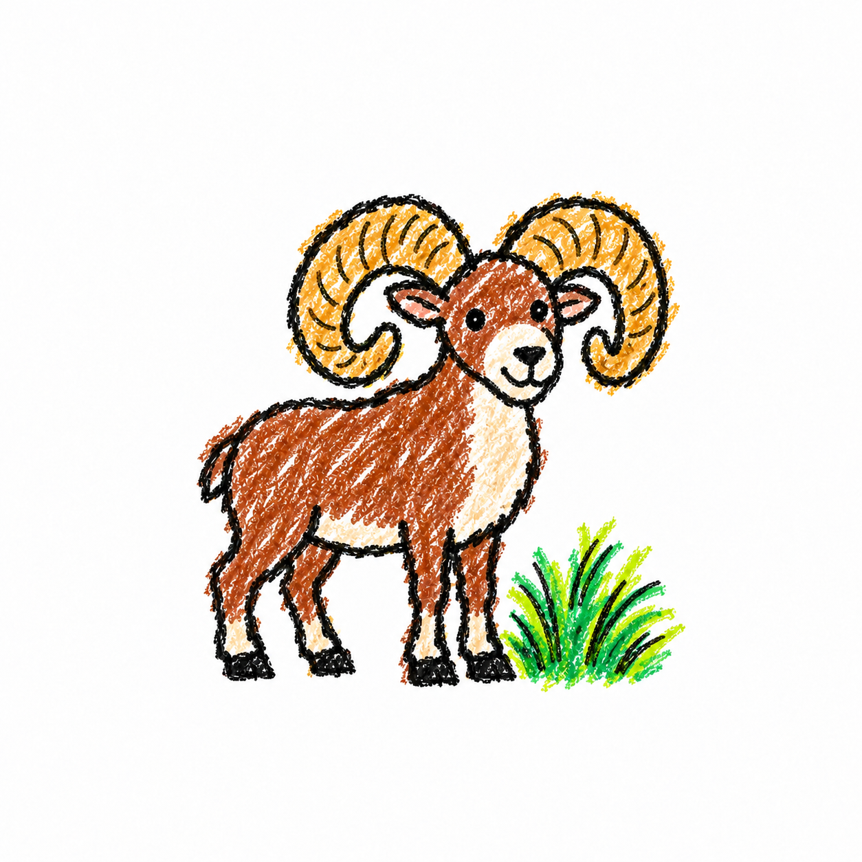 Argali in a Scene