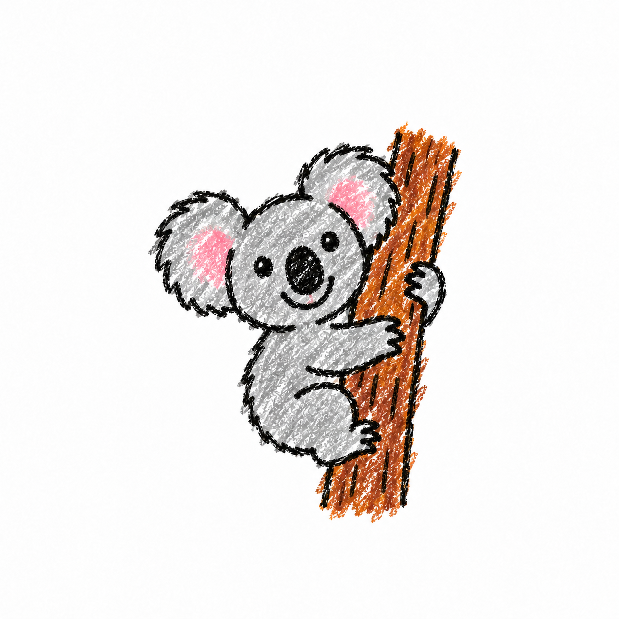 Koala in a Scene