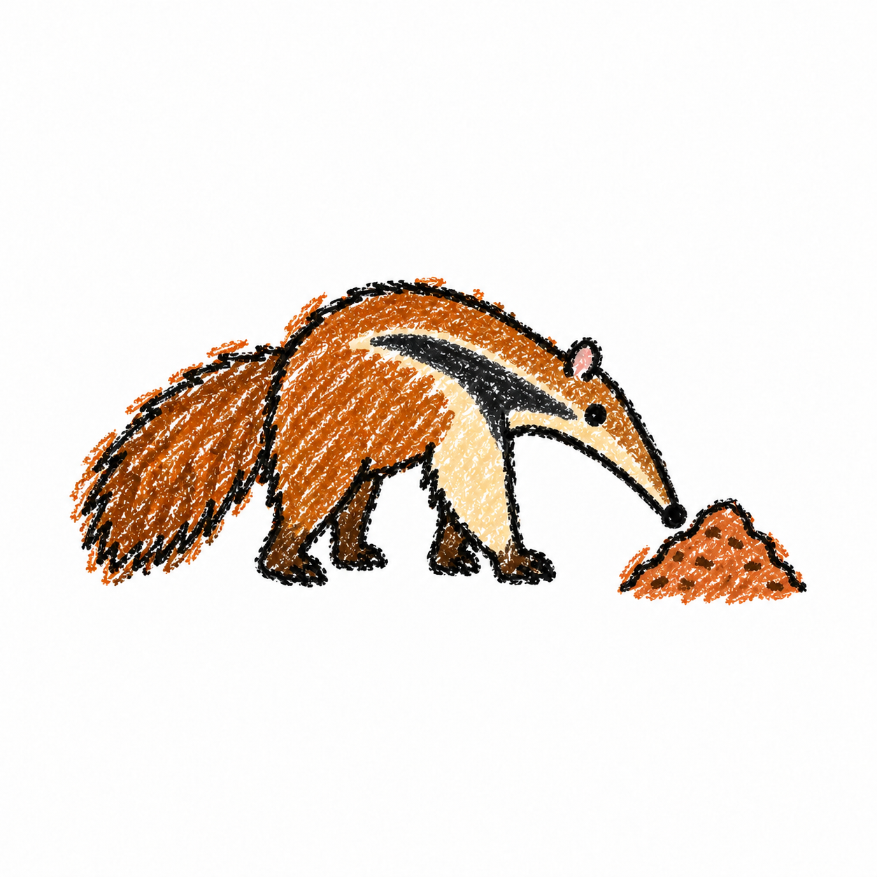 Anteater in a Scene
