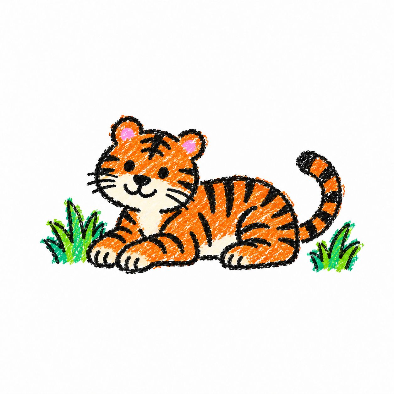 Tiger in a Scene