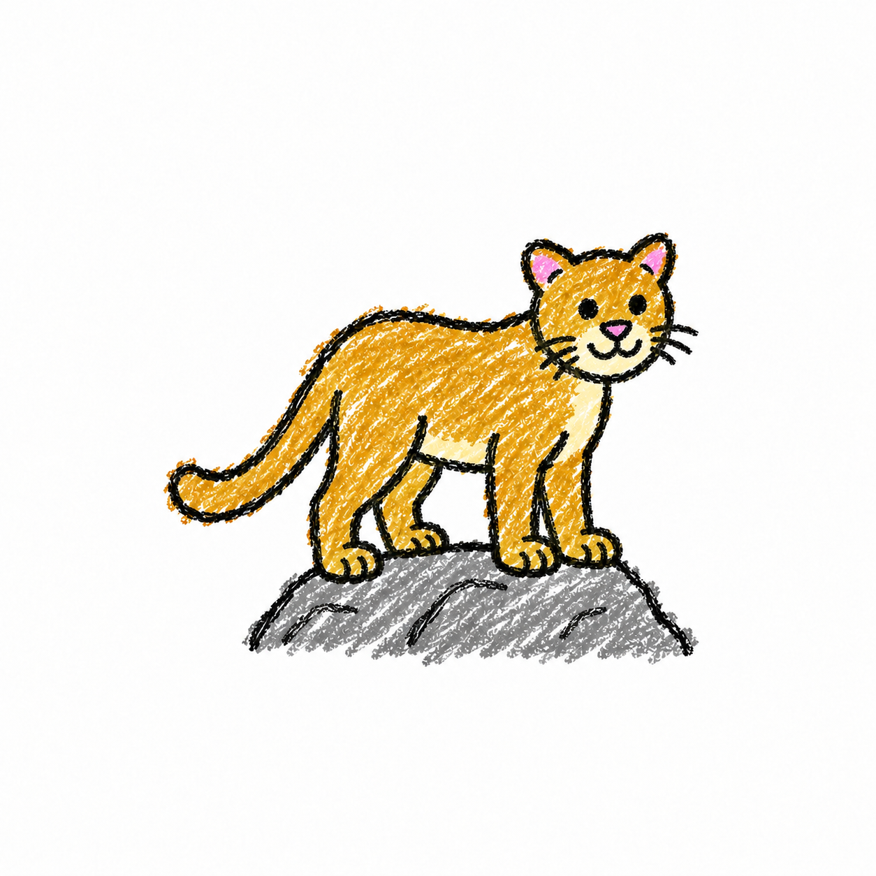 Puma in a Scene