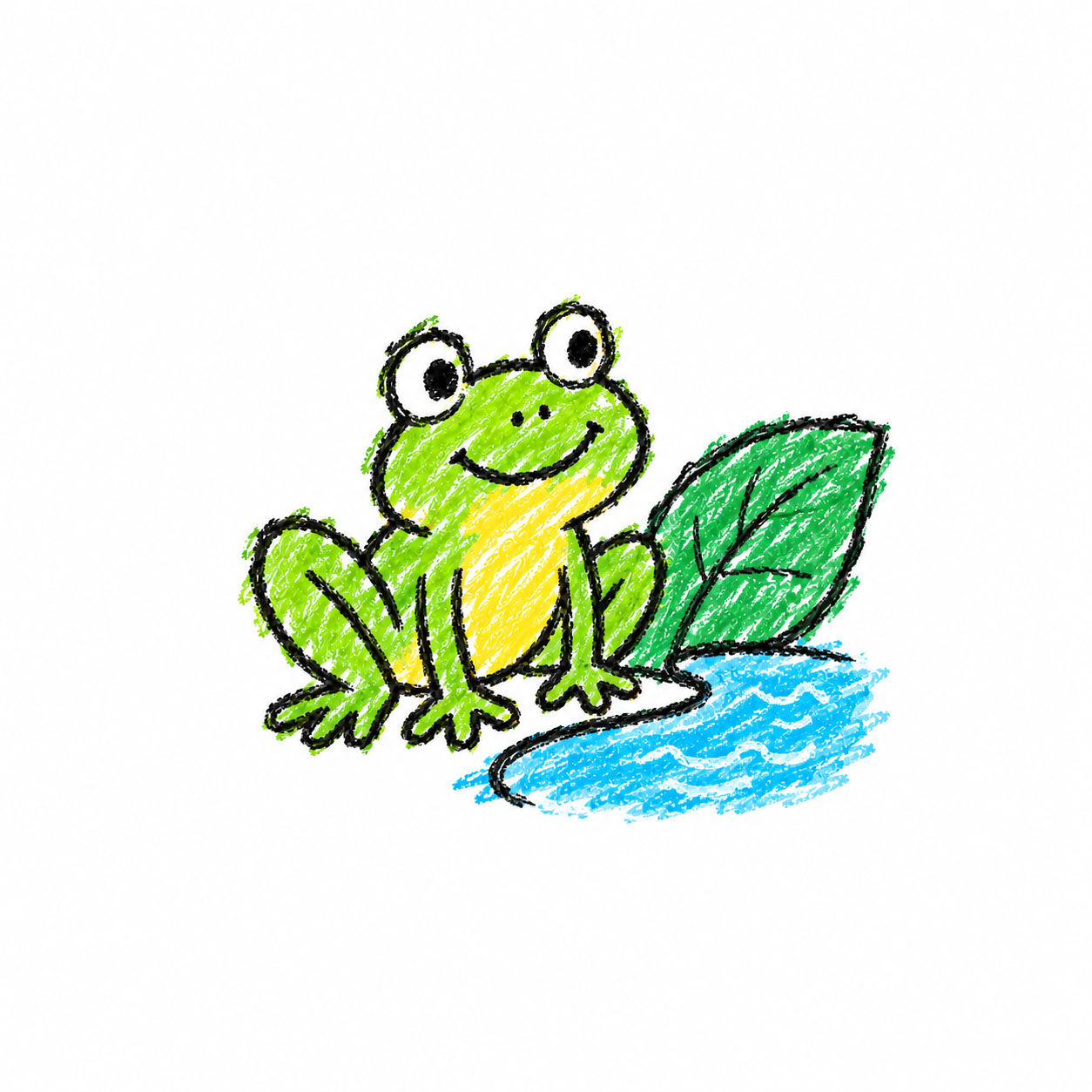 Frog in a Scene