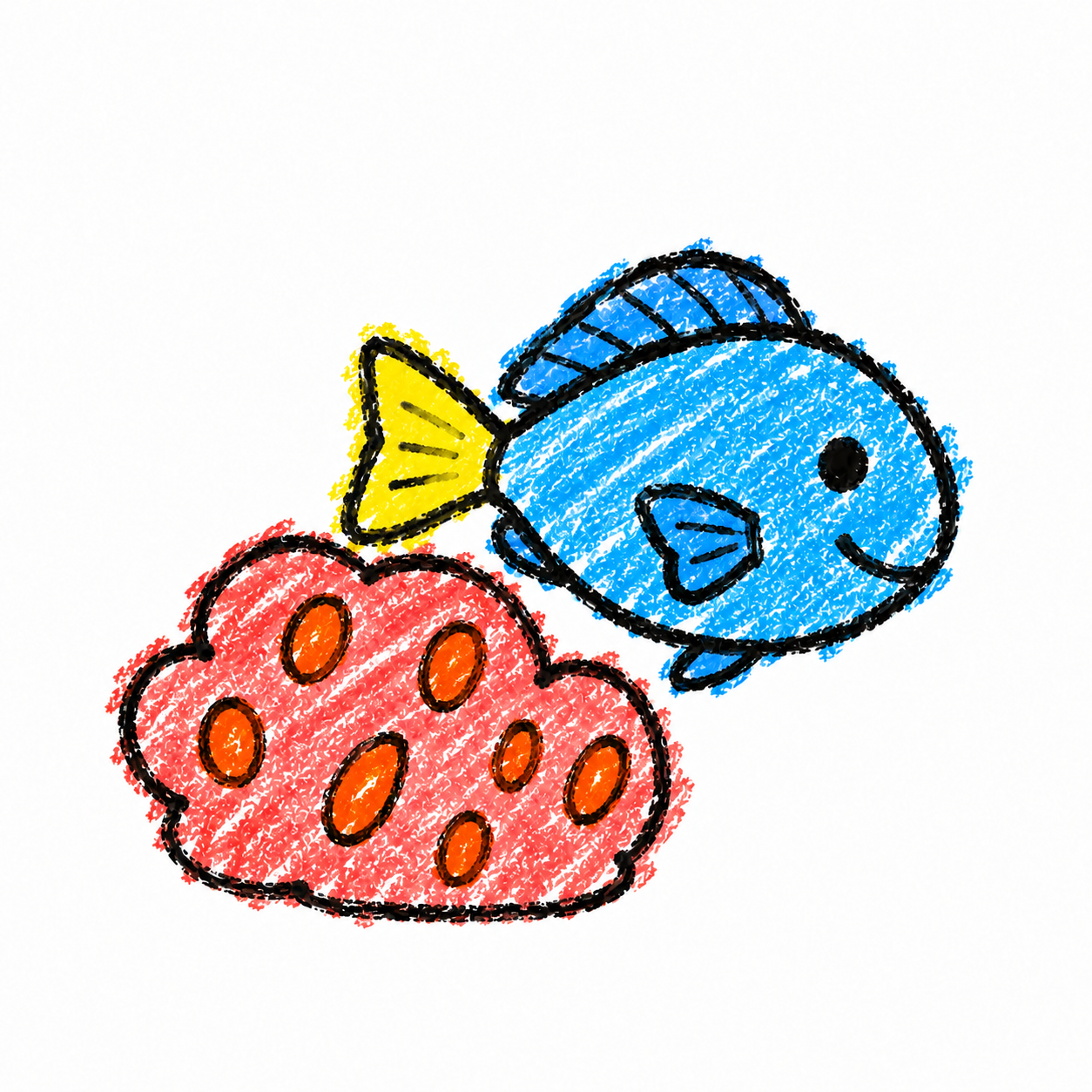 Blue tang Scene