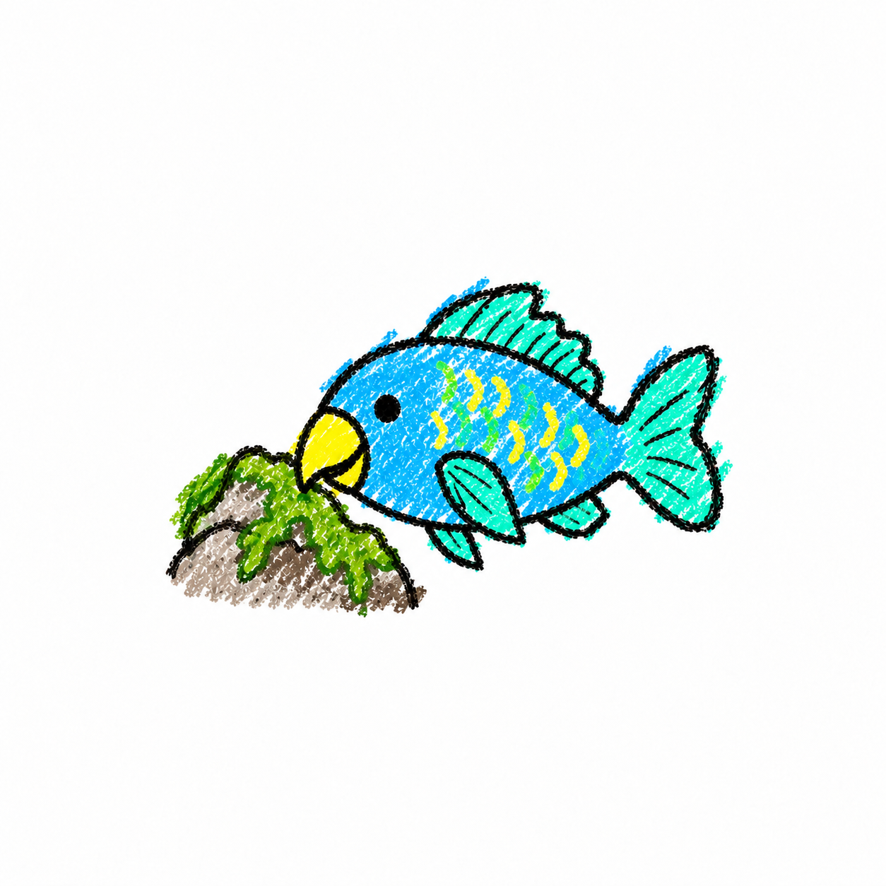 Parrotfish Scene