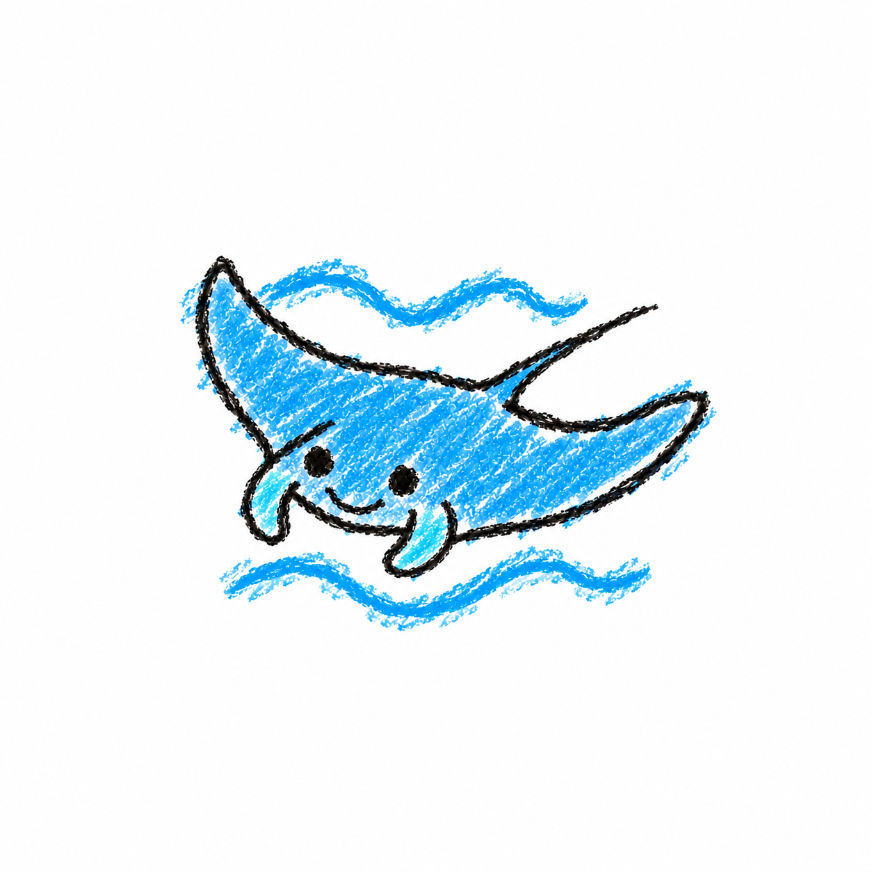 Manta ray Scene