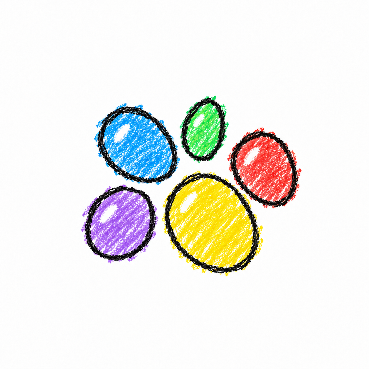 Yeast Cell Cluster Scene