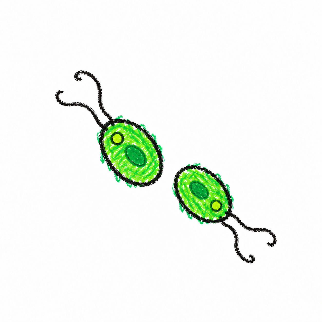 Chlamydomonas (Diagram) Scene