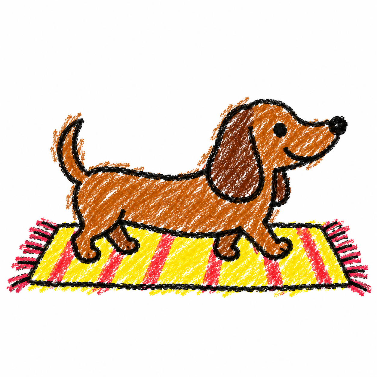 Dachshund Scene