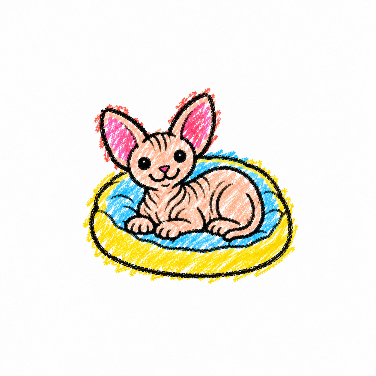 Sphynx cat Scene