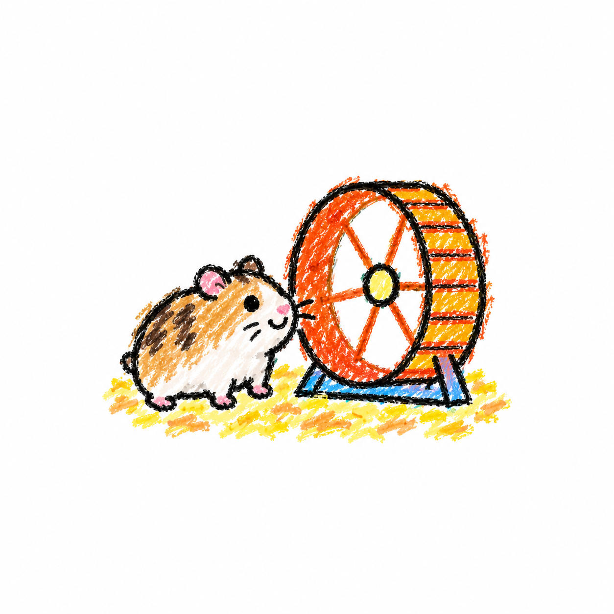 Dwarf hamster Scene