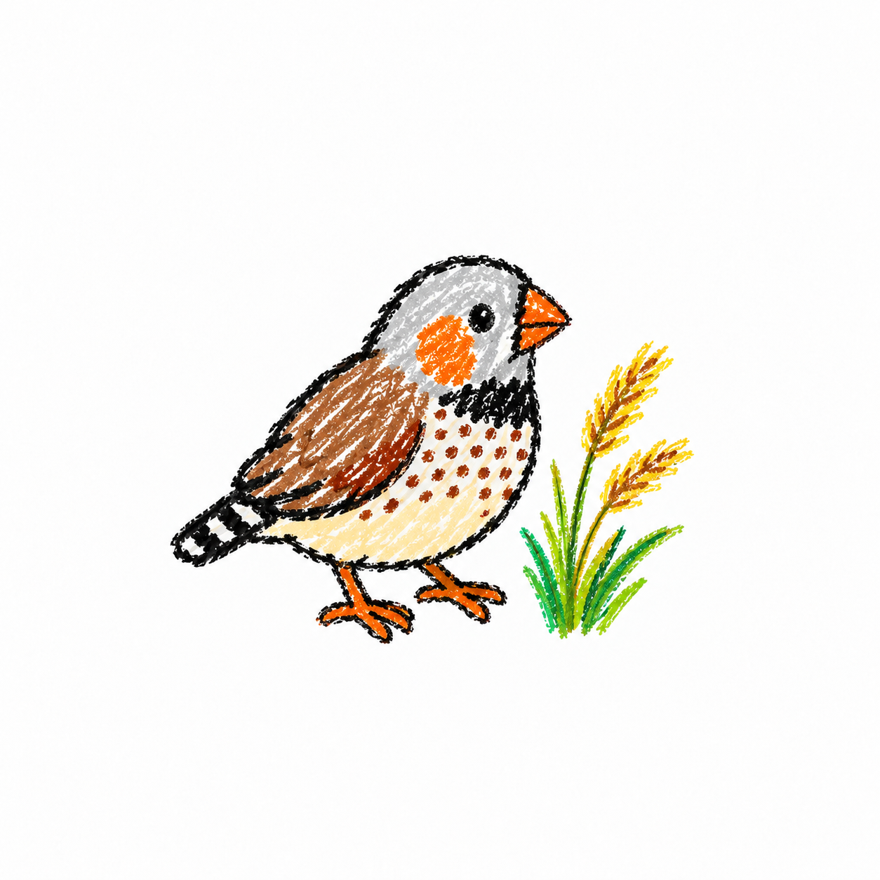 Zebra finch Scene