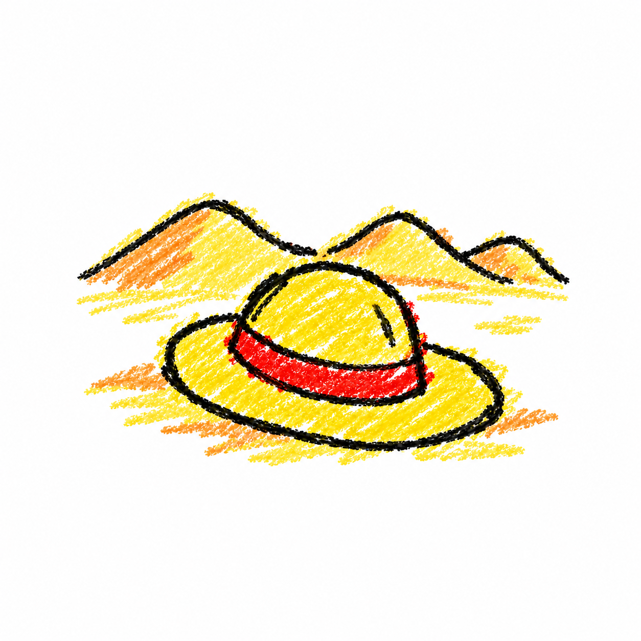 Sand dunes and travel hat