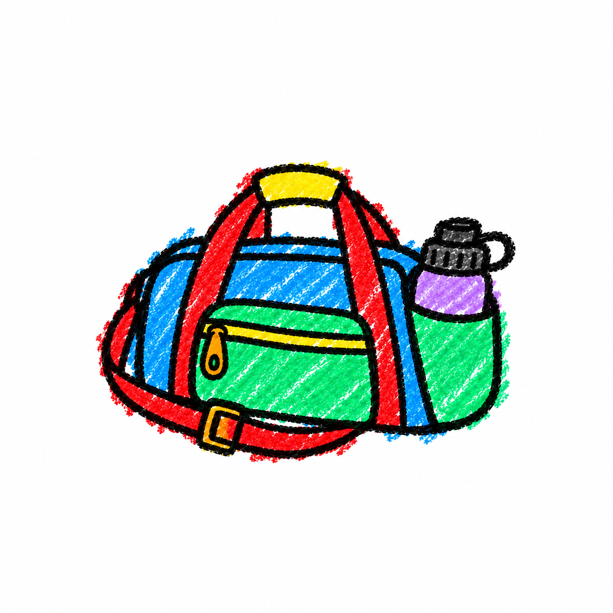 Sports bottle and sports bag