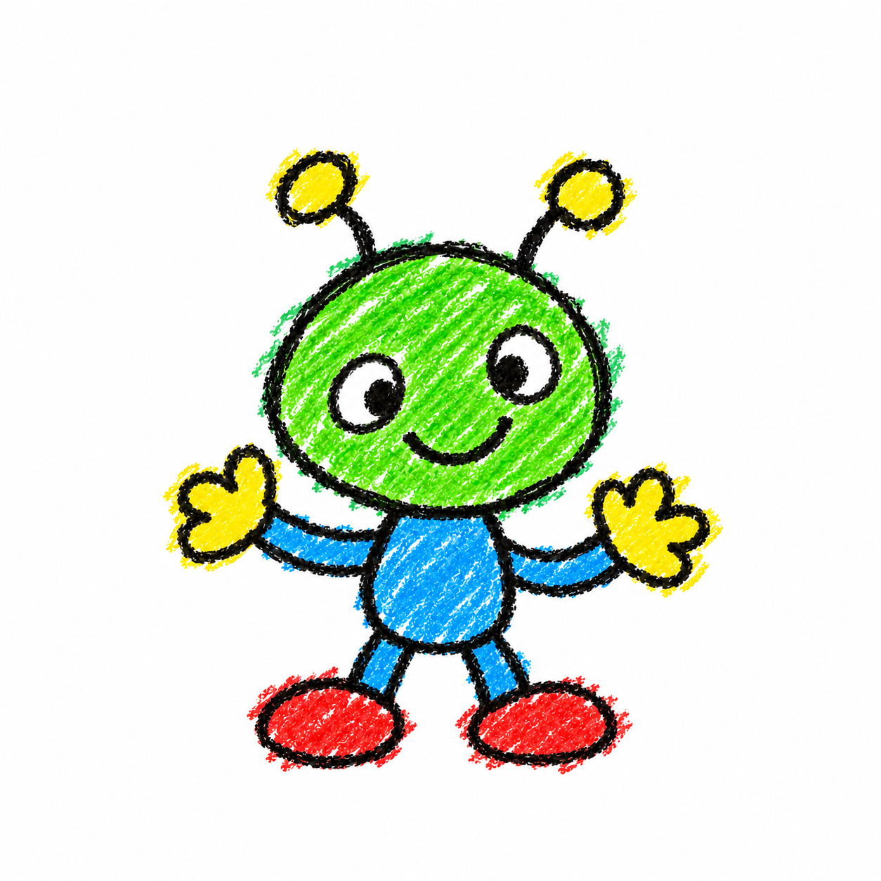 Friendly imaginary alien
