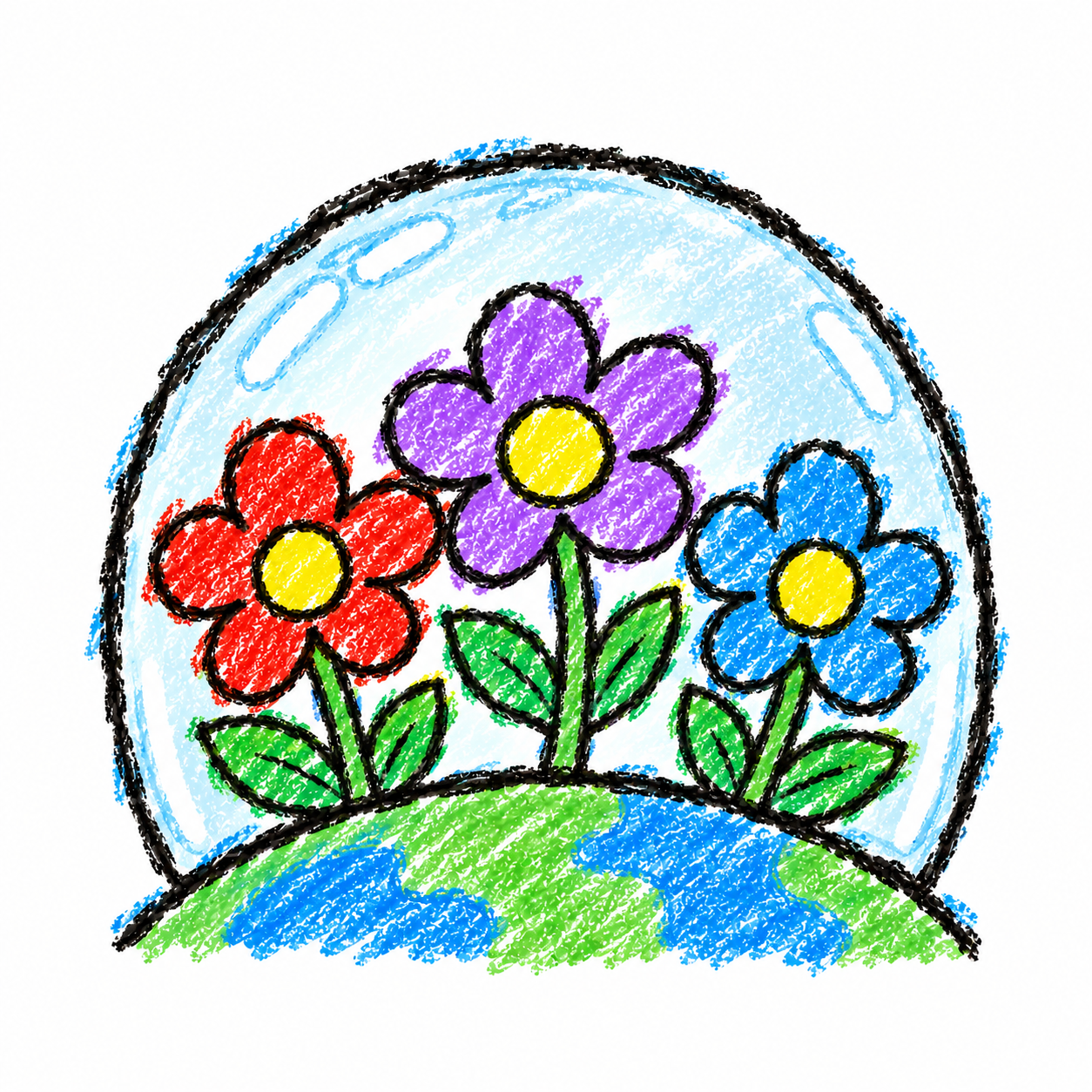 Imaginary space garden