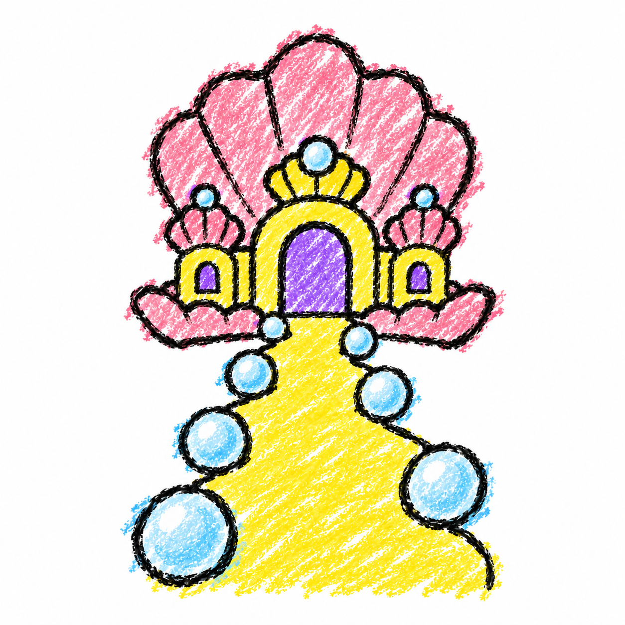Pearl path and shell palace