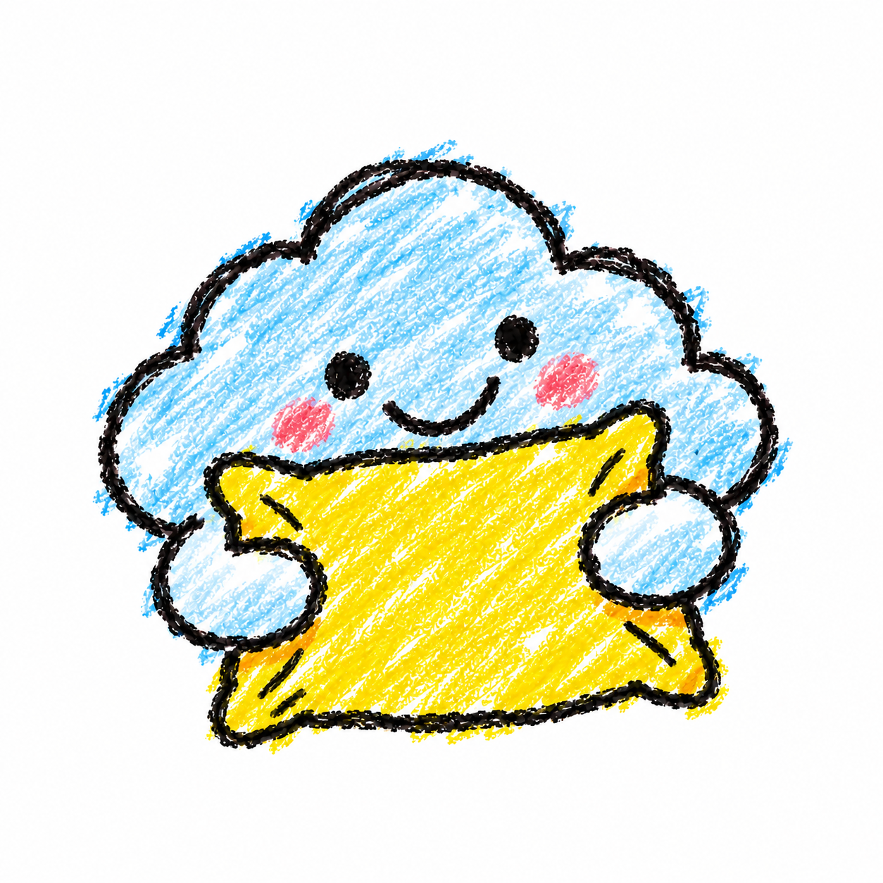Dream pillow and cloud friend